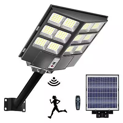 600W Ultra Bright LED Solar Street Light Garden Outdoor Security Sensor 15000MAH • $59.99