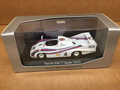 Minichamps 1/43 Porsche 936/77 Spyder 1977 Martini #4 Die-cast Race Car • $39.95