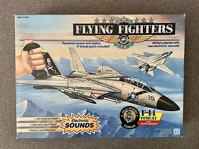 Hasbro 1989 Flying Fighters F-14 Tomcat Jolly Rogers Rare Grail Mint MIB • $1500