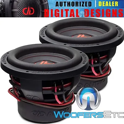 (2) Dd Audio 610e-d4 10  Woofers 2400w Dual 4-ohm Subwoofers Bass Speakers New • $450