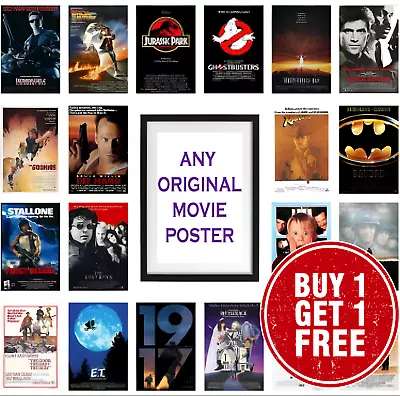 Popular Movie Posters Prints Wall Art Classic Movie Cinema A5 A4 A3 A2 • £15.70