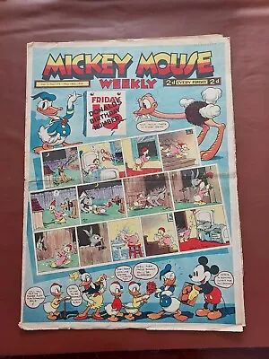 Mickey Mouse Weekly Vol 3 No. 119 May 14th 1938 In Good Condition. • $21.14