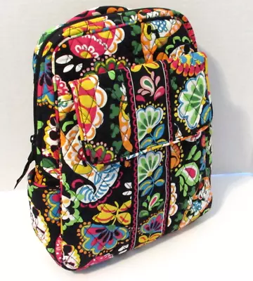 Disney Vera Bradley Midnight With Mickey  & Minnie Backpack Bag Retired Pattern • $75