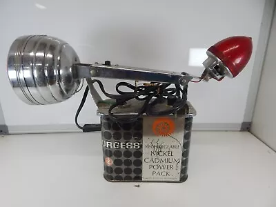 Vintage ASH-Flash Flashlight With Burgess Re-chargeable 6-volt Battery Untested • $19.99