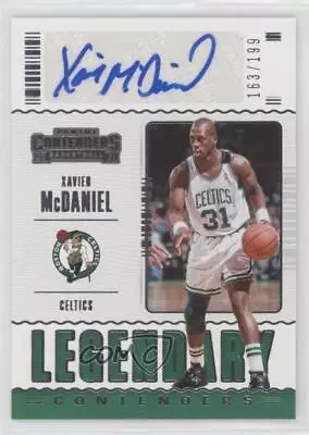 2020-21 Panini Contenders Legendary /199 Xavier McDaniel #LC-XMC Auto • $11.74