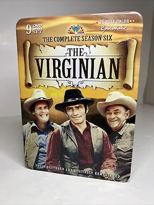 The Virginian - Complete Season 6 - 9 Dvd's In Collectible Embossed Tin • $29.99