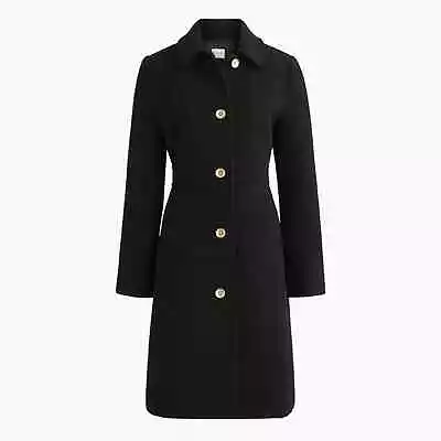 J. Crew Factory Lady Day Coat In Black Size: 6 NWOT • $100