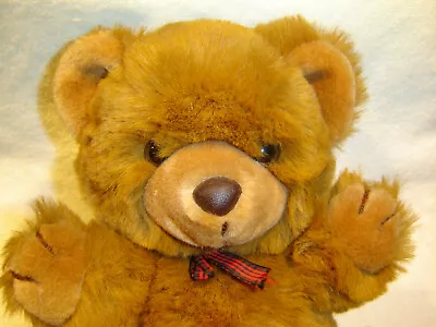 VINTAGE Beachwood Teddy Bear Plush Toy Stuffed Bear 12  • $9.95