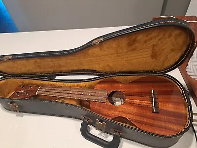 One Of A Kind  Kamaka Ukulele With Case Signed By Multiple Generations Of Kamaka • $4999.99