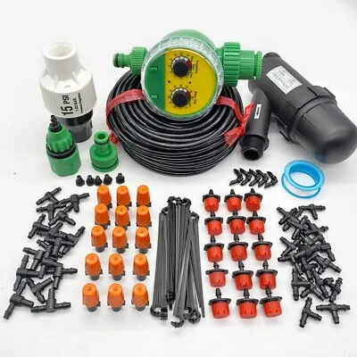 20M Drip Irrigation Automatic Watering IrrigationSystem Kit Hose Mist Irrigation • $71.40