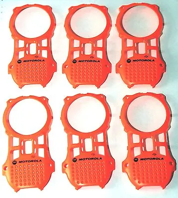 6X ORANGE MOTOROLA MR350 MR351 MR355 MR356 MR560 MR561 MR565 MR566 Face Plate  • $8.99