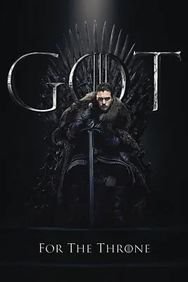 Game Of Thrones Jon For The Throne Maxi Poster 91.5 X 61cm 100% Official • £7.20