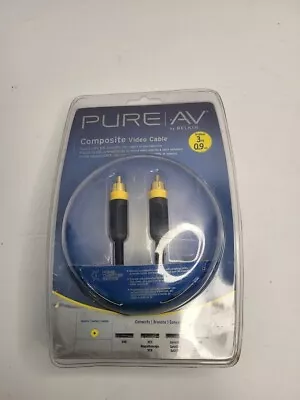 NEW Belkin Pure/AV S-Video Cable 3ft - HIGH PERFORMANCE DOUBLE SHIELD NOS • $9.74