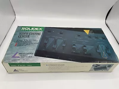 Solidex Video Editing Center Excel 280 New Never Used • $55.99