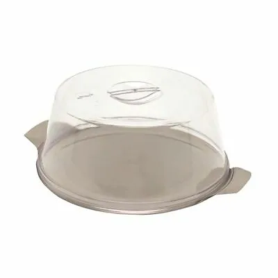 Stainless Steel Cake Plate Stand With Domed Polycarbonate Cake Cover 30cm  • £19.95