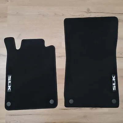 Car Floor Mats Velour For Mercedes SLK R170 Auto Liners Carpet Waterproof Black • $41.84