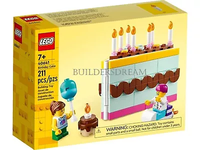 LEGO 40641: Birthday Cake Brand New Sealed Ship In Box IN STOCK • $22.49