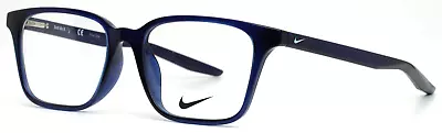 NIKE 5018 403 Midnight Navy Unisex Kids Square Eyeglasses 47-15-130 B:36 • $24.99