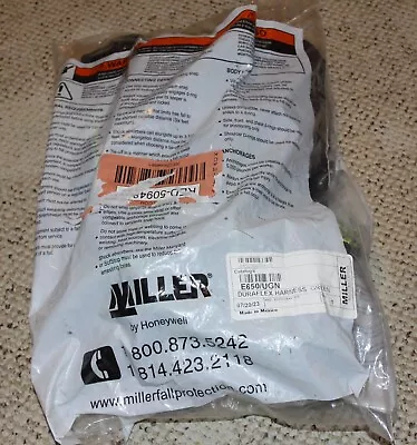 MILLER Honeywell E650/UGN Full Body DURAFLEX SAFETY HARNESS New • $89