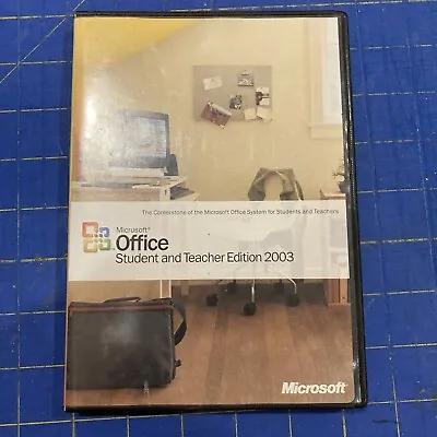 Microsoft Office Student And Teacher Edition 2003 With Product Key • $12