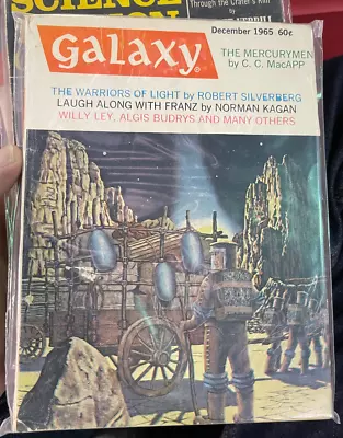 Galaxy Science Fiction Magazine December 1965 Willy Ley Robert Silverberg • £8.02