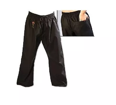 ProForce Combat Karate PANTS SALE! Martial Arts Taekwondo Training Uniform BLACK • $27.99