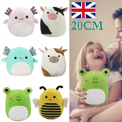 £3.95 • Buy Squishmallows Connor Cow Plush Toy Cuddle Squeeze Soft Doll Kid Gift Christmas