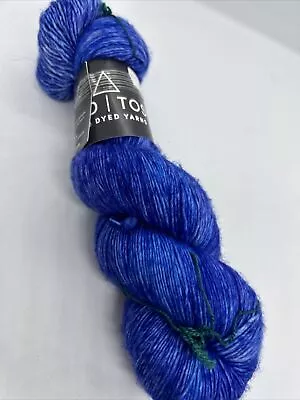 Mad Tosh Merino Light 100% Merino Wool Fingering 420 Yds OOAK-cobalt Blue • $17