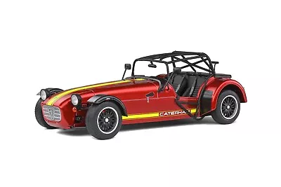 Solido  1:18 S1801804 Caterham Seven 275 Academy Red Metallic 2014 Official UK • £59.99