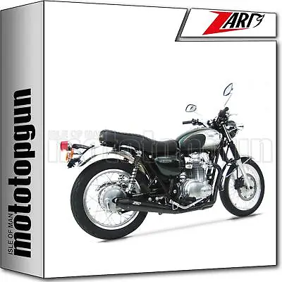 Zard Rc Full System Exhaust Conical Steel Black Kawasaki W800 2012 12 2013 13 • $2314