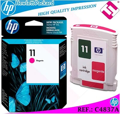 $82.25 • Buy Ink Magenta 11 Original Printers HP Cartridge Black Hewlett Packard C4837A