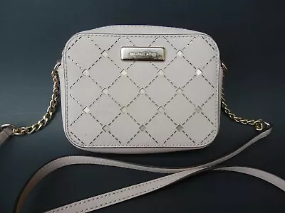 Michael Kors MK  Pale Pink Mini Crossbody Bag Handbag Purse • $35