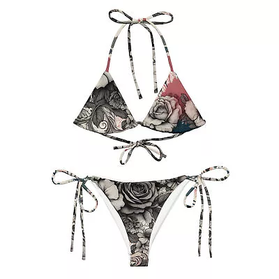 Vivadore Vogue’s Unique Floral And Abstract Patterned Bikini • £36.59