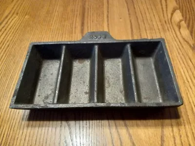 RCBS Cast Iron Ingot Mold Casts Four 1 Pound Lead Ingots • $23.50