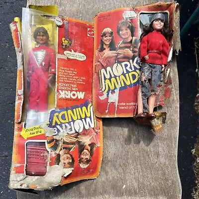 Talking Mork And Mindy 9  Doll Action Figure Mattel 1979 Mib Works • $72.19