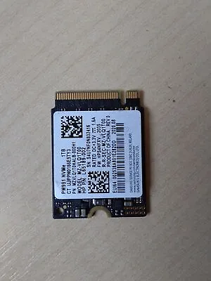 £62.40 • Buy 1TB Samsung PM991 SSD M.2 Internal PCIe 3.0x4 2230 NVMe R31264 Solid State Drive