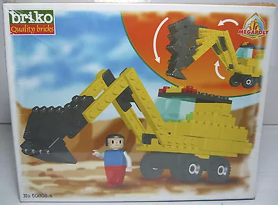 Vtg Briko Quality Bricks Excavator Made In Greece New Misb Sealed • $19.99