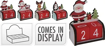 £5.29 • Buy Kids Countdown To Christmas Perpetual Advent Calendar Wooden Advent Calendar