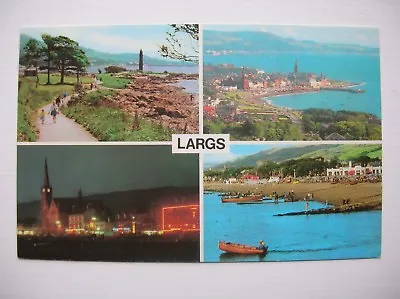 Largs Postcard - Bowen Craig Walk Etc. (near Millport Fairlie Irvine Etc) • £2.79