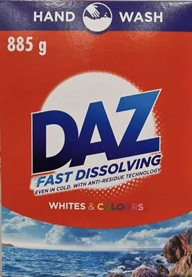 8x Daz Handwash Washing Powder W/ Brightness Boosters 885g Whites & Colours WASH • £30.99