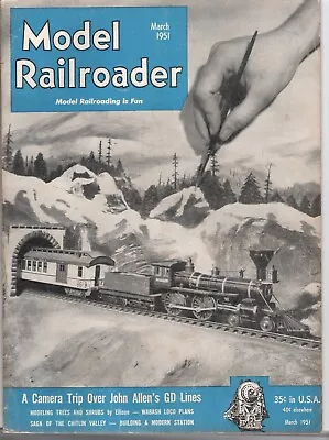 The Model Railroader Magazine March 1951 - 4 • $9.99
