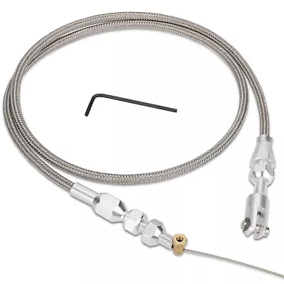 36 Inch Stainless Steel Braided Throttle Cable Kit For 97-04 Chevy LS1 Engine • $14.48