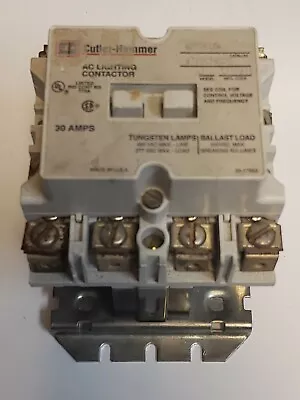 CUTLER HAMMER A202K1DA 4 Pole Lighting Contactor 480V- USED • $80