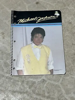 Vintage Michael Jackson 1984 Official Spiral Notebook  • $34.99