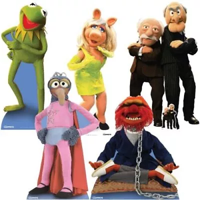 The Muppets Lifesize Cardboard Cutout Standee Standup Kermit Miss Piggy Statler • $52.49