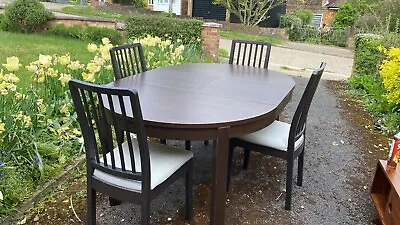 BJURSTA / EKEDALEN Extendable Ikea Table And 4 Chairs • £110