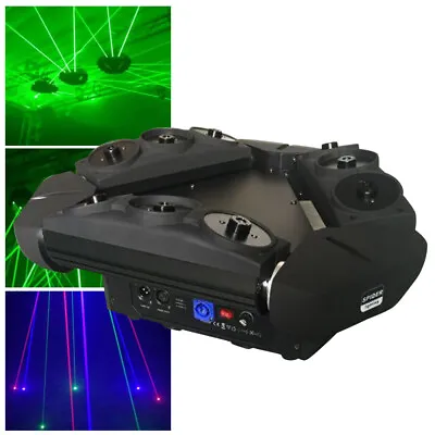9 Eyes Beam Laser Moving Head Light Full Color RGB DJ Stages Lighting Fixture • $352.45