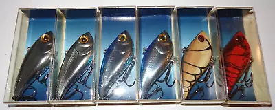 Lot Of 6 New Assorted H2O Xpress LCR 1/2oz Lipless Crankbait Fishing Lures • $27.50