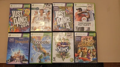 $1.99 • Buy 8 Game Xbox 360 Video Game Lot. Includes Sims 3 And More