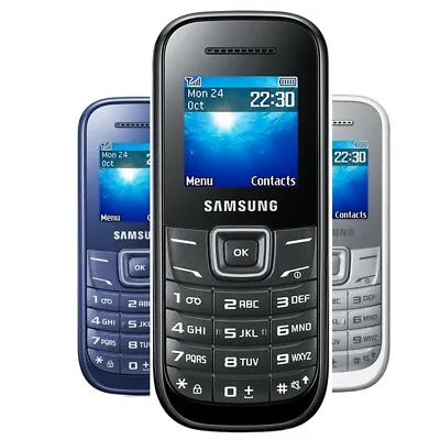 Brand New Basic 2G Samsung GT-E1200 Mobile Phone Single Sim Unlocked UK STOCK • £24.99